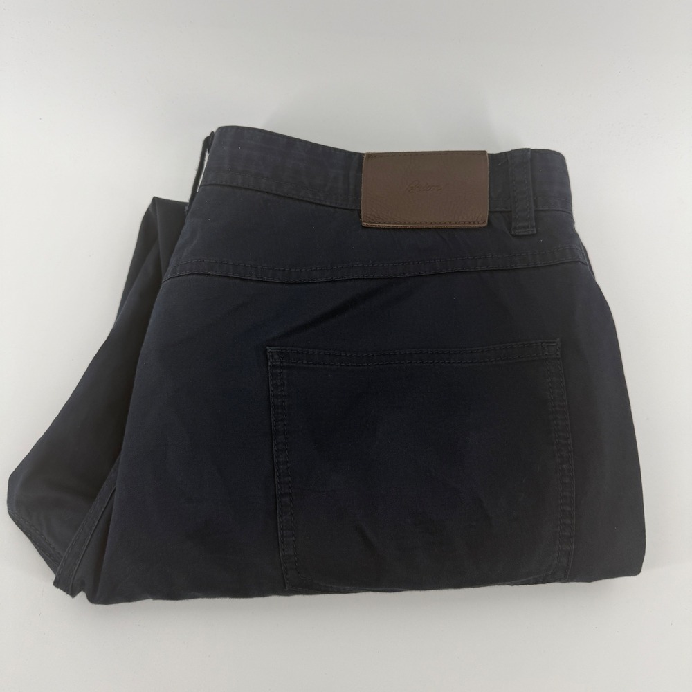 Brioni Denim Collection Stelvio Navy Straight Leg Pants Mens 40 Made in Italy